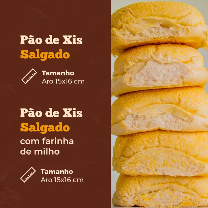 Pão de Xis Salgado
